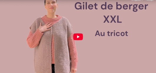 👍Gilet de berger XXL au tricot 😃